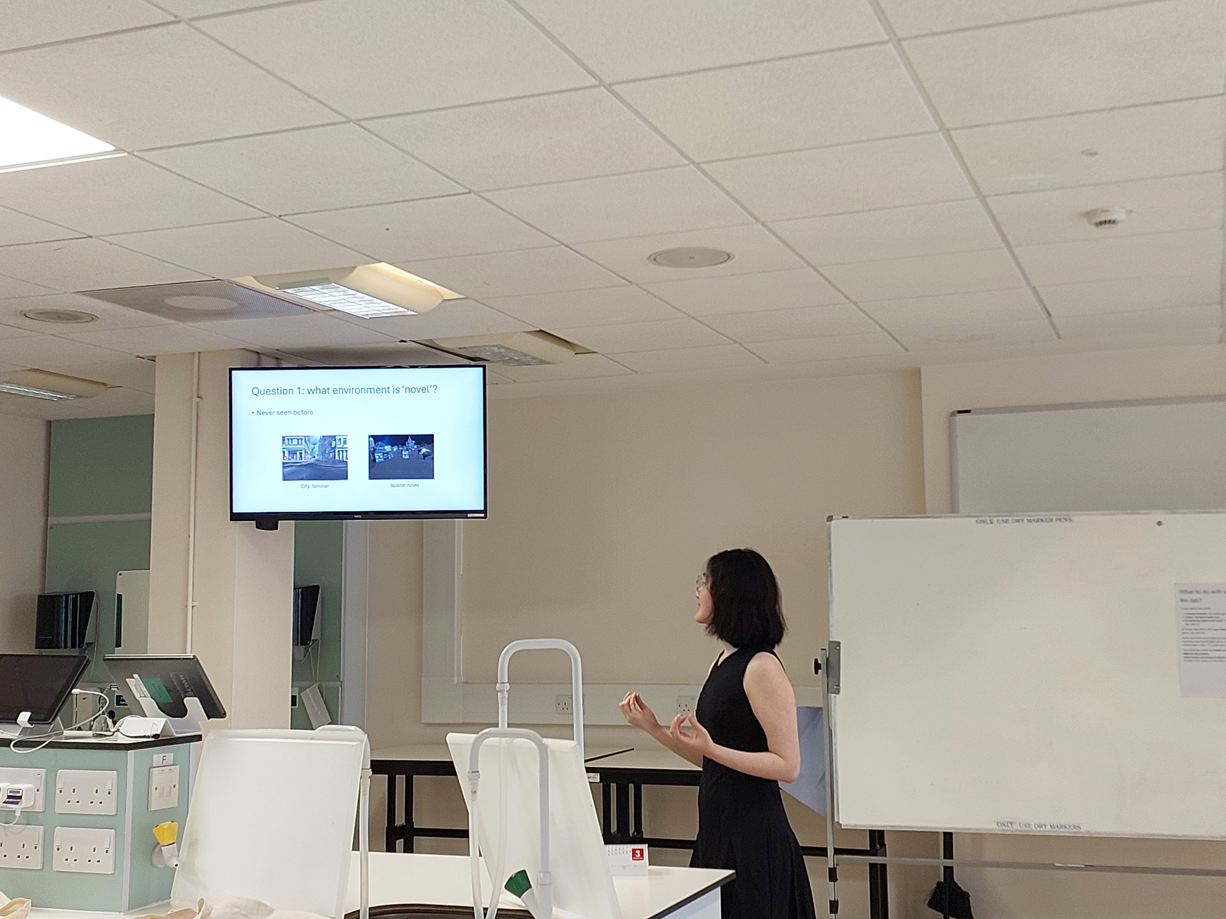 Joy Zhang at the University-Ready Open Day public engagement activity